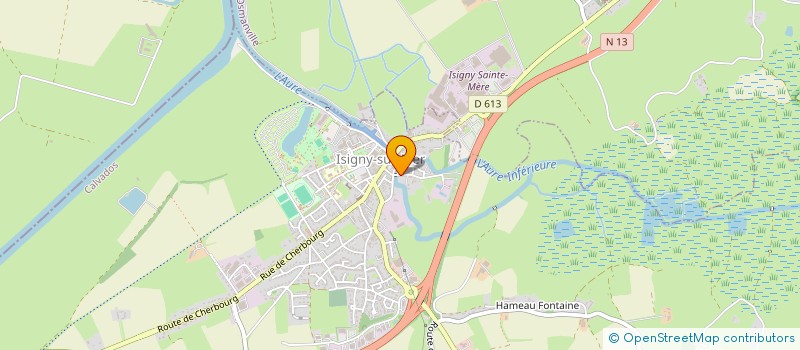 localisation de l'entreprise MONSIEUR ANDRE TOQUET  ISIGNY-SUR-MER