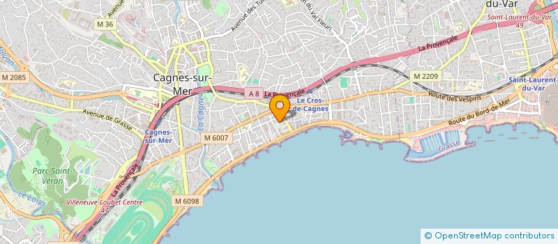 localisation de l'entreprise MONSIEUR ANDRE TORELLI à CAGNES-SUR-MER