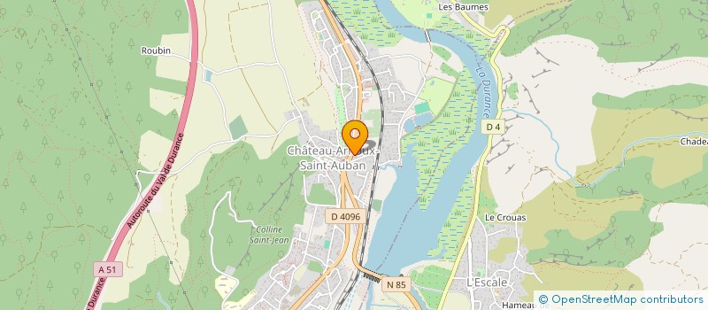 localisation de l'entreprise MONSIEUR ANDRE TOUBLANC à CHATEAU ARNOUX SAINT AUBAN