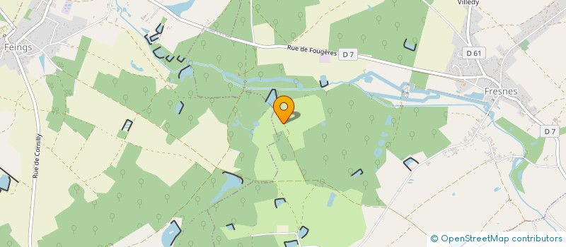 localisation de l'entreprise MONSIEUR ANDRE TOUCHAIN  LE CONTROIS-EN-SOLOGNE