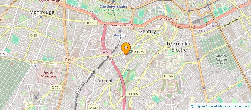 localisation de l'entreprise MONSIEUR ANDRE TOUCHAIS à GENTILLY