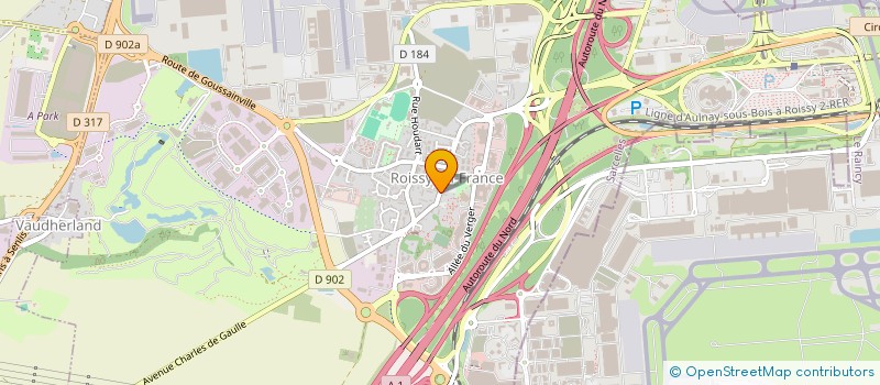 localisation de l'entreprise MONSIEUR ANDRE TOULOUSE  ROISSY-EN-FRANCE