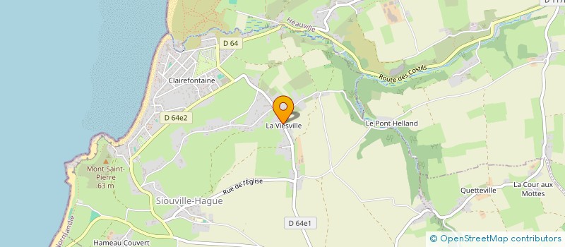 localisation de l'entreprise MONSIEUR ANDRE TOURAINE-DESVAUX  SIOUVILLE-HAGUE