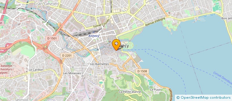 localisation de l'entreprise MONSIEUR ANDRE TOUVET à ANNECY