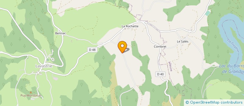 localisation de l'entreprise MONSIEUR ANDRE TOUZERY à NEUVEGLISE-SUR-TRUYERE
