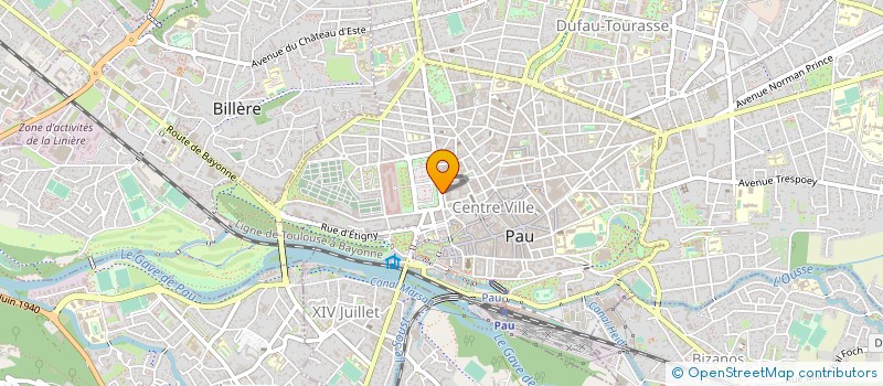 localisation de l'entreprise MONSIEUR ANDRE TOUZET à PAU