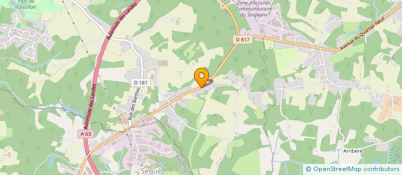 localisation de l'entreprise MONSIEUR ANDRE TOVAR  TARNOS