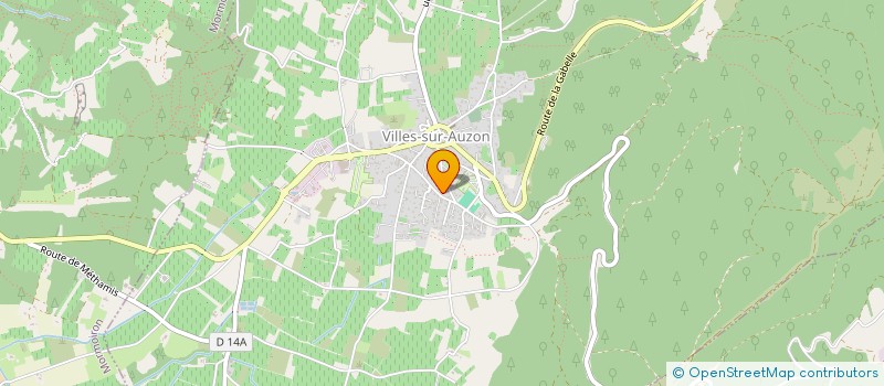 localisation de l'entreprise MONSIEUR ANDRE TRAVERSE  VILLES-SUR-AUZON