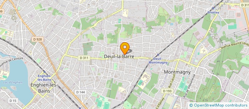 localisation de l'entreprise MONSIEUR ANDRE TREIJINHA à DEUIL-LA-BARRE