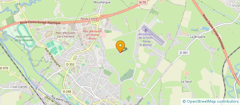 localisation de l'entreprise MONSIEUR ANDRE TREUILLET  HAUTEFOND