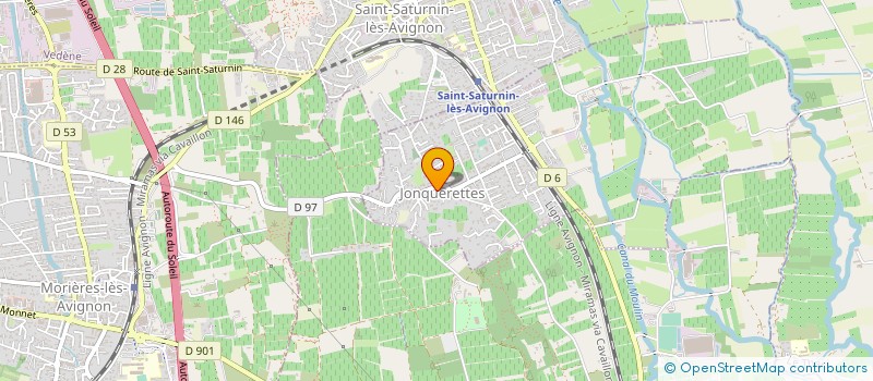 localisation de l'entreprise MONSIEUR ANDRE TRIALON  JONQUERETTES