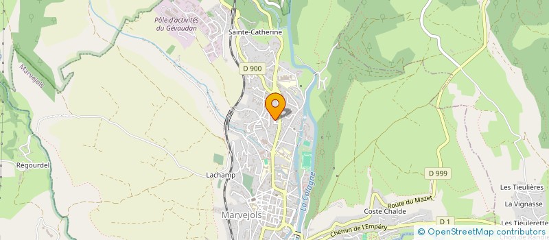 localisation de l'entreprise MONSIEUR ANDRE TROCHESSEC  LACHAMP-RIBENNES