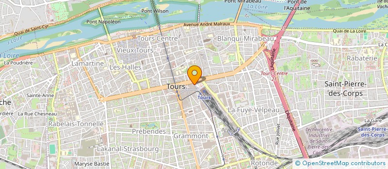 localisation de l'entreprise MONSIEUR ANDRE TROUILLET  TOURS