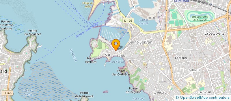 localisation de l'entreprise MONSIEUR ANDRE TRUFFLET  SAINT-MALO