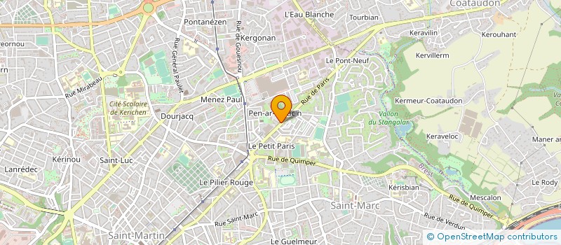localisation de l'entreprise MONSIEUR ANDRE TYMEN à BREST