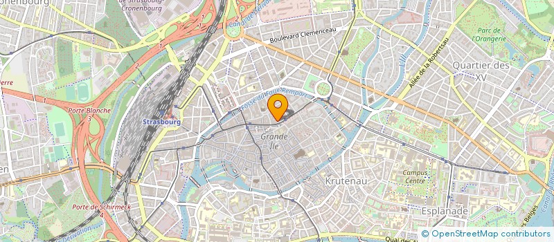 localisation de l'entreprise MONSIEUR ANDRE ULLMANN à STRASBOURG