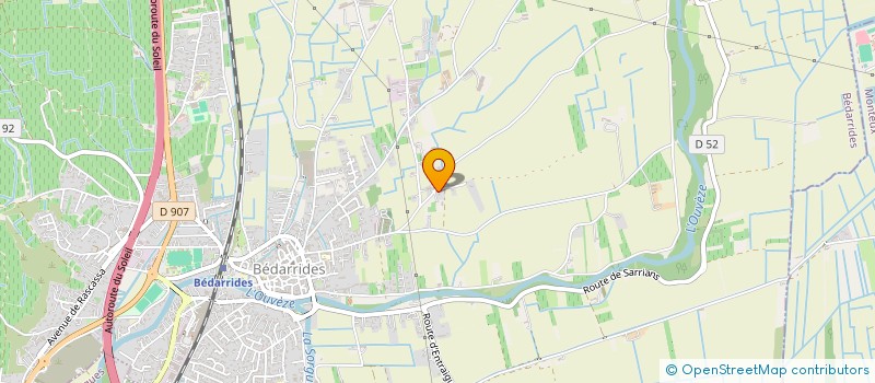 localisation de l'entreprise MONSIEUR ANDRE ULPAT  BEDARRIDES