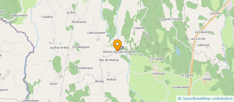 localisation de l'entreprise MONSIEUR ANDRE VABRE à PARLAN