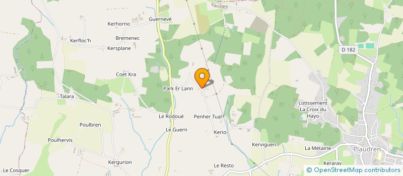 localisation de l'entreprise MONSIEUR ANDRE VACHERY  PLAUDREN