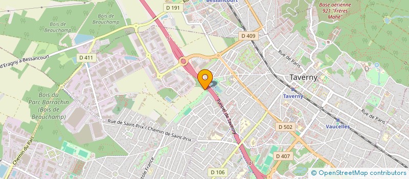 localisation de l'entreprise MONSIEUR ANDRE VAISE  TAVERNY