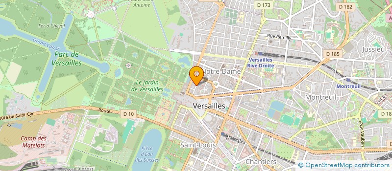 localisation de l'entreprise MONSIEUR ANDRE VALEIX à VERSAILLES