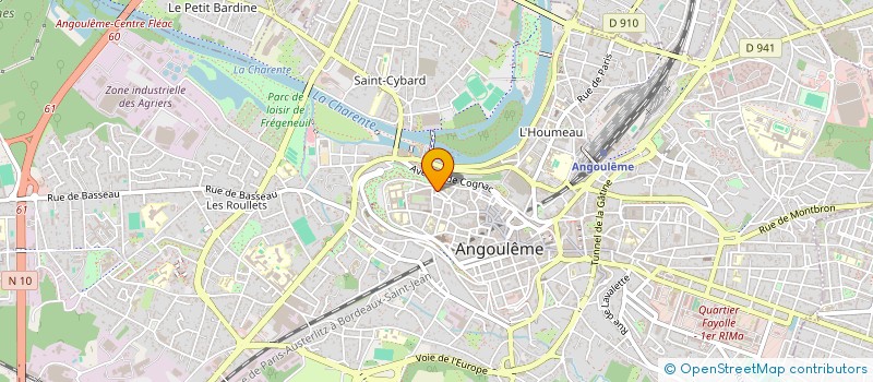 localisation de l'entreprise MONSIEUR ANDRE VALENTE à ANGOULEME