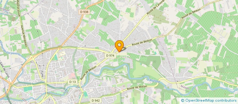 localisation de l'entreprise MONSIEUR ANDRE VALENTIN à CARPENTRAS