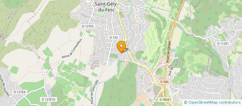 localisation de l'entreprise MONSIEUR ANDRE VALES à SAINT-GELY-DU-FESC