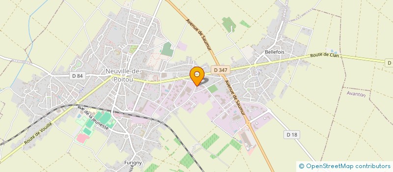 localisation de l'entreprise MONSIEUR ANDRE VALET  NEUVILLE-DE-POITOU