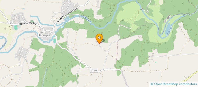 localisation de l'entreprise MONSIEUR ANDRE VALLEAU  BERUGES