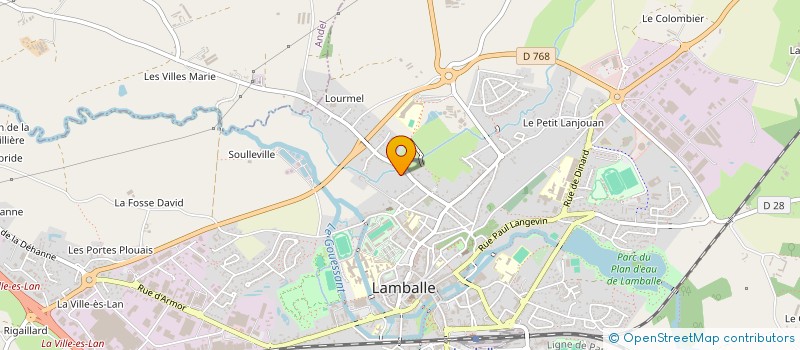 localisation de l'entreprise MONSIEUR ANDRE VAN BEEN  LAMBALLE-ARMOR