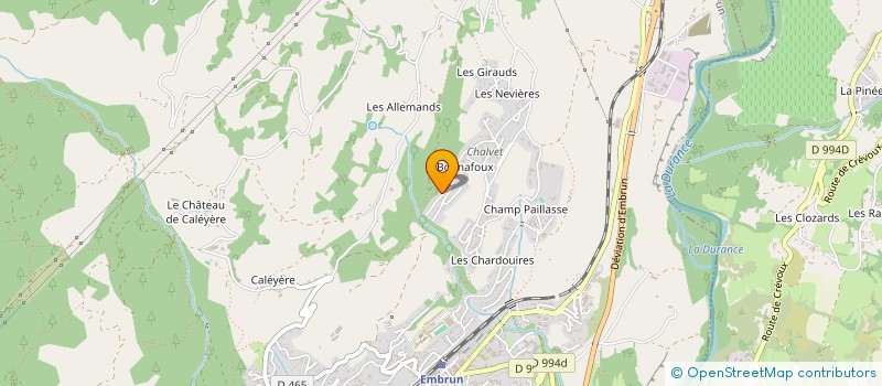 localisation de l'entreprise MONSIEUR ANDRE VAN BRABANT  LES ORRES