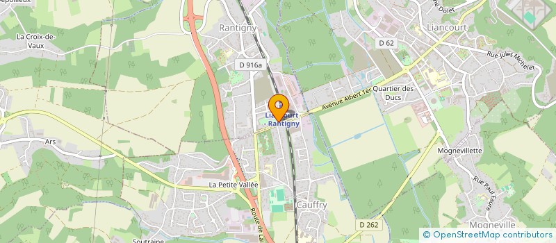 localisation de l'entreprise MONSIEUR ANDRE VAN DEN BROCK-DE LA BLUXIERE  RANTIGNY