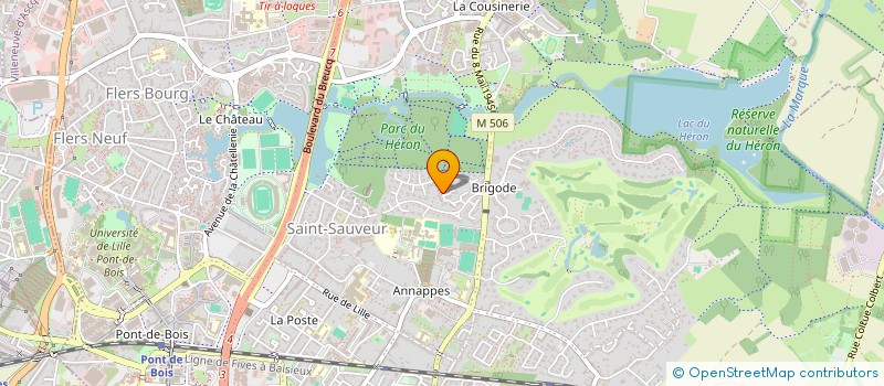 localisation de l'entreprise MONSIEUR ANDRE VANHECKE  VILLENEUVE-D'ASCQ