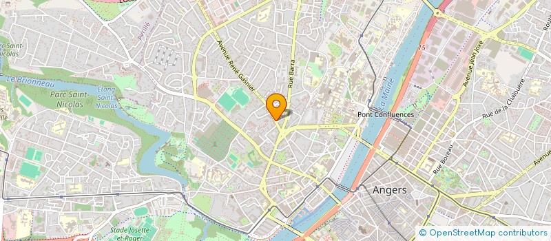 localisation de l'entreprise MONSIEUR ANDRE VANHOOREBEKE à ANGERS