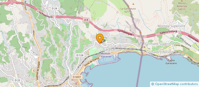 localisation de l'entreprise MONSIEUR ANDRE VANMALDEREN à MENTON
