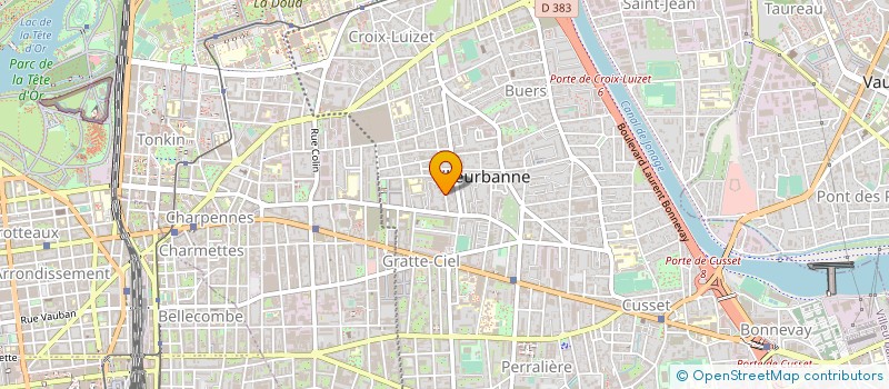 localisation de l'entreprise MONSIEUR ANDRE VARGOZ  VILLEURBANNE