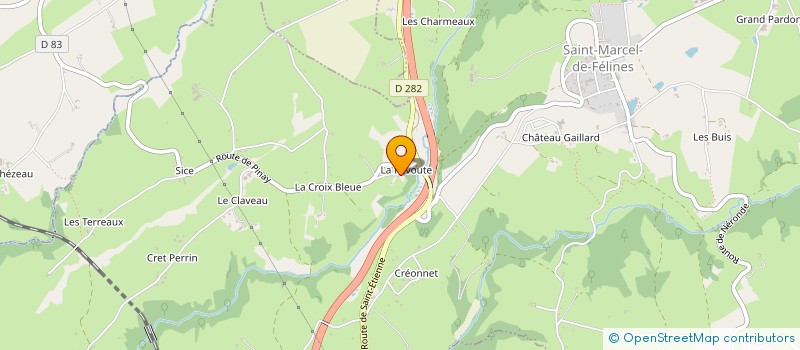 localisation de l'entreprise MONSIEUR ANDRE VARIGNY  SAINT-MARCEL-DE-FELINES