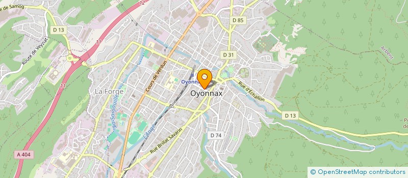 localisation de l'entreprise MONSIEUR ANDRE VAUCHET à OYONNAX