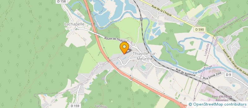 localisation de l'entreprise MONSIEUR ANDRE VAUTRIN  LACHAPELLE