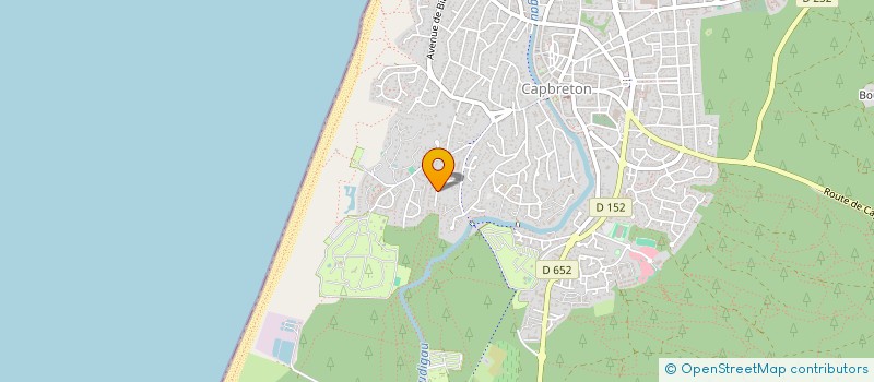 localisation de l'entreprise MONSIEUR ANDRE VAYSSIE  CAPBRETON