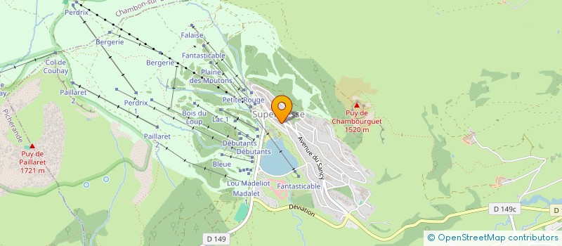 localisation de l'entreprise MONSIEUR ANDRE VELLARD  BESSE-ET-SAINT-ANASTAISE