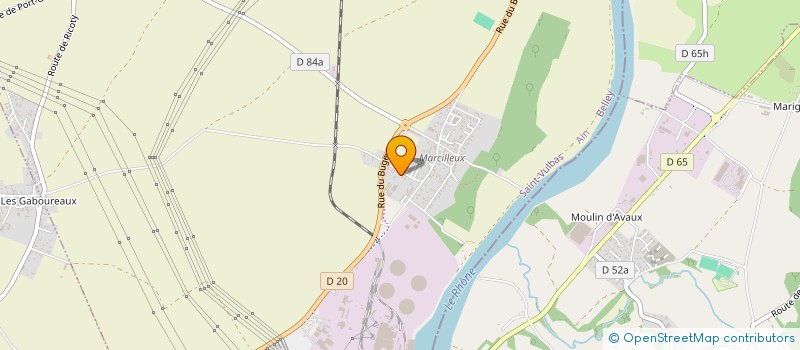 localisation de l'entreprise MONSIEUR ANDRE VERDEIL  SAINT-VULBAS