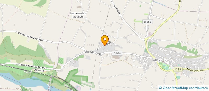 localisation de l'entreprise MONSIEUR ANDRE VERNET  ALLEX