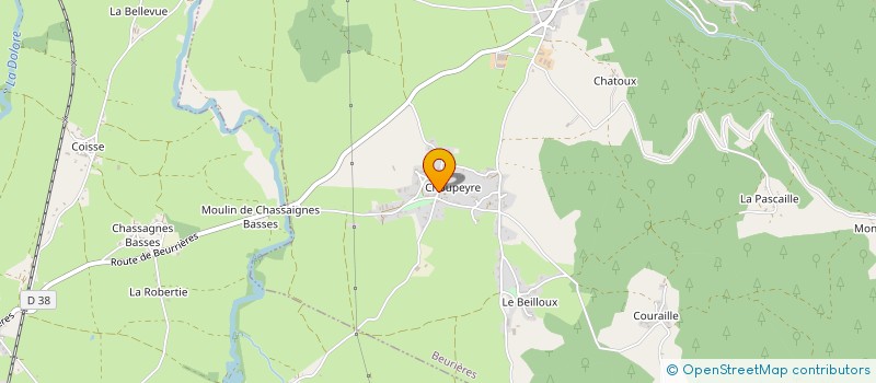 localisation de l'entreprise MONSIEUR ANDRE VERNIERE à BEURIERES