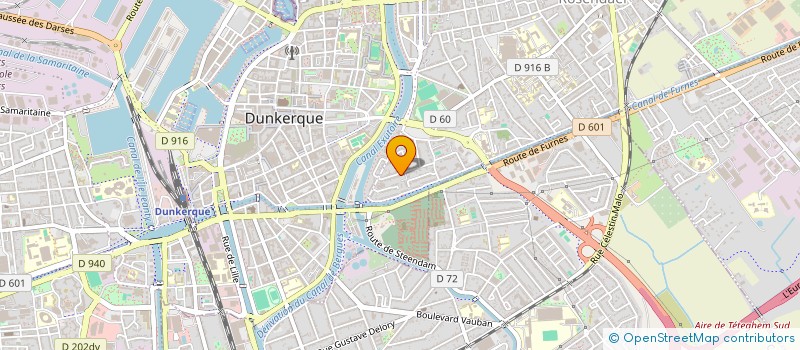 localisation de l'entreprise MONSIEUR ANDRE VERNIERS à DUNKERQUE
