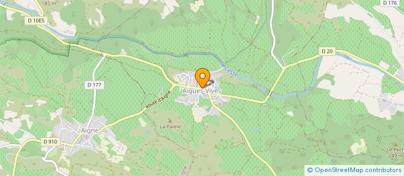 localisation de l'entreprise MONSIEUR ANDRE VIDAL à AIGUES-VIVES