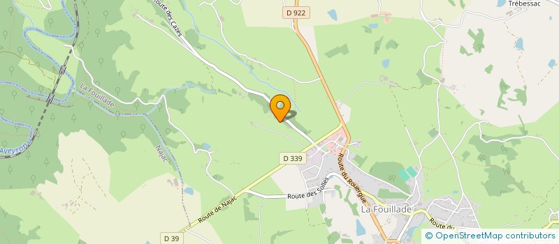 localisation de l'entreprise MONSIEUR ANDRE VIDAL  LA FOUILLADE