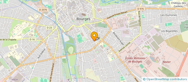 localisation de l'entreprise MONSIEUR ANDRE VIGIER  BOURGES