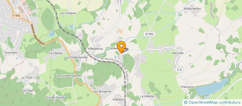 localisation de l'entreprise MONSIEUR ANDRE VIGNERON à SAINTE-FEYRE